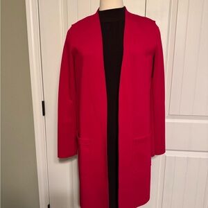 Carolina Belle open front Deep Pink Jacket Blazer EUC Size Small